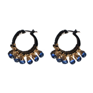Kyanite Hoop Earrings 