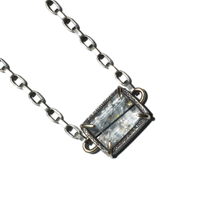 Black Rutile Quartz Necklace 
