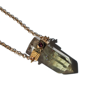 Collar Cuarzo Limon