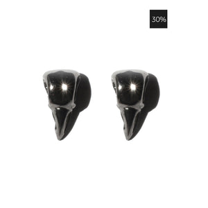 Raven Skull Earrings 