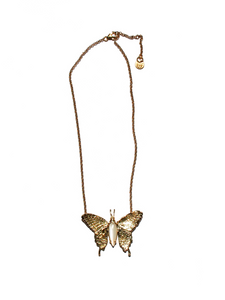 Collar Mariposa Piedra Luna
