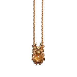 Lotus Beetle Necklace